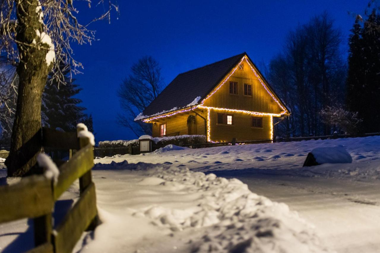 Roubenka Haj Villa Jindrichovice Buitenkant foto