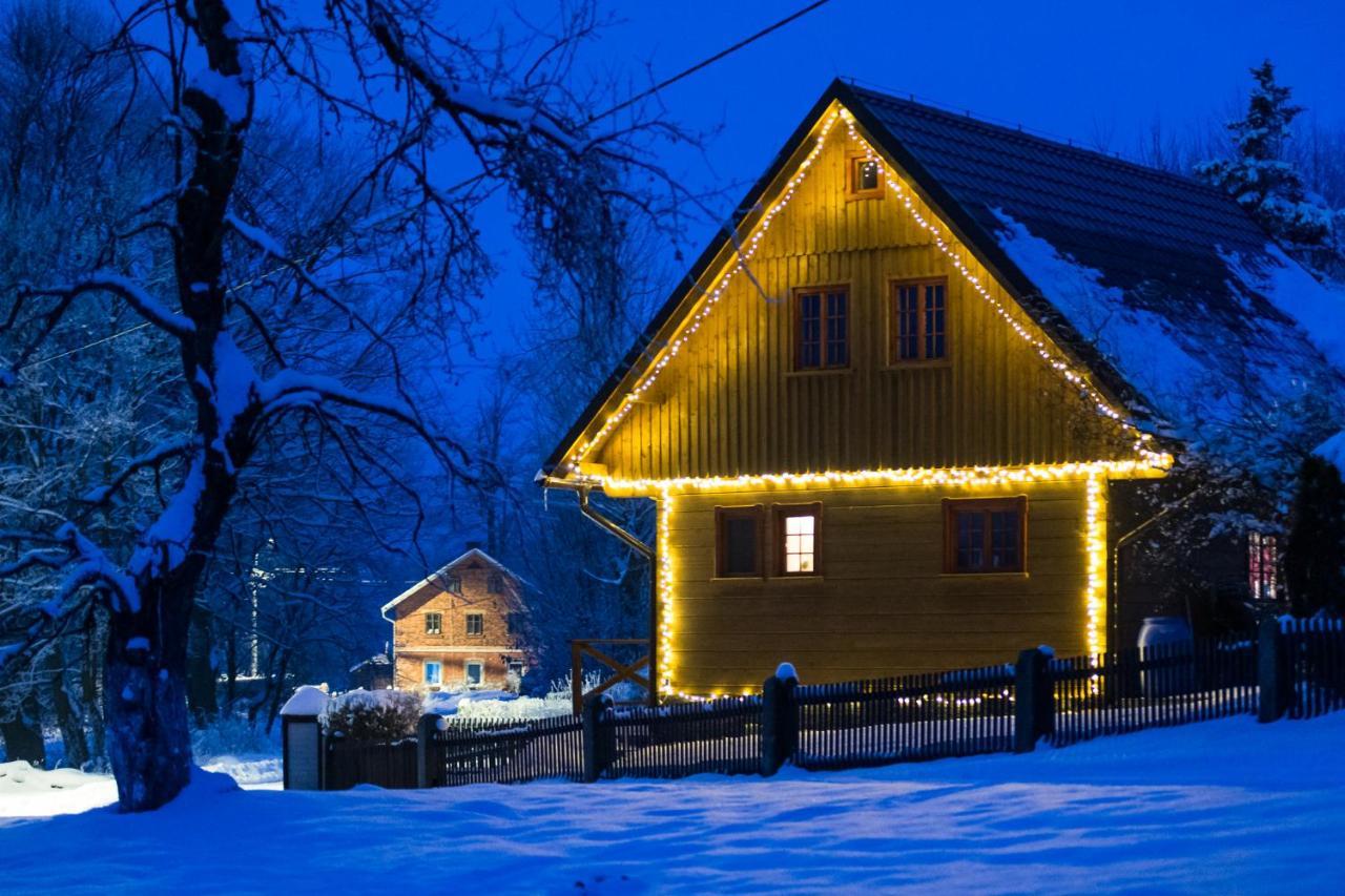 Roubenka Haj Villa Jindrichovice Buitenkant foto