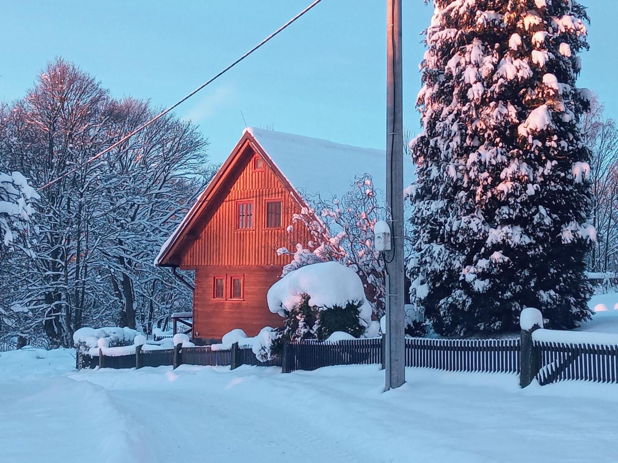 Roubenka Haj Villa Jindrichovice Buitenkant foto