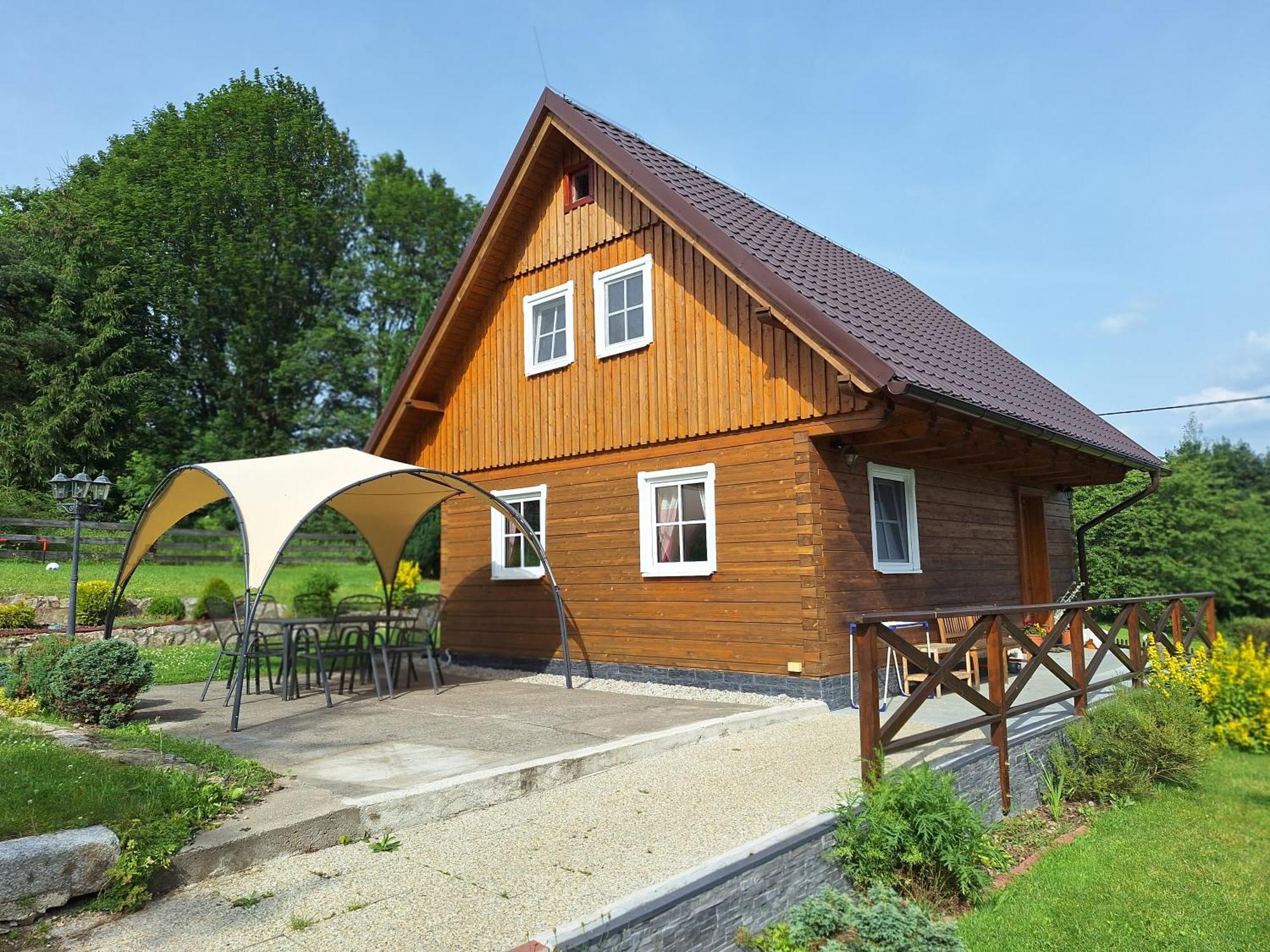Roubenka Haj Villa Jindrichovice Buitenkant foto