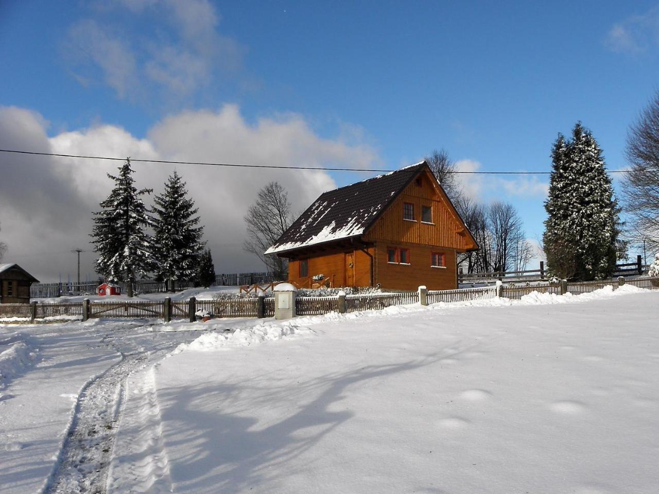 Roubenka Haj Villa Jindrichovice Buitenkant foto